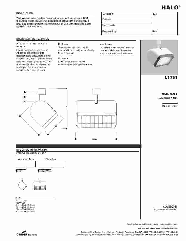 Cooper Lighting Projector L1751-page_pdf